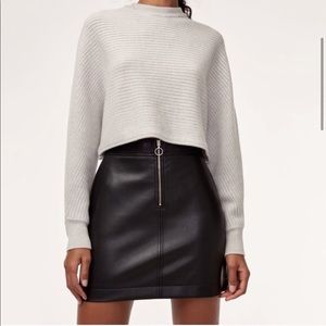 Aritzia Roxanne Faux Leather Skirt